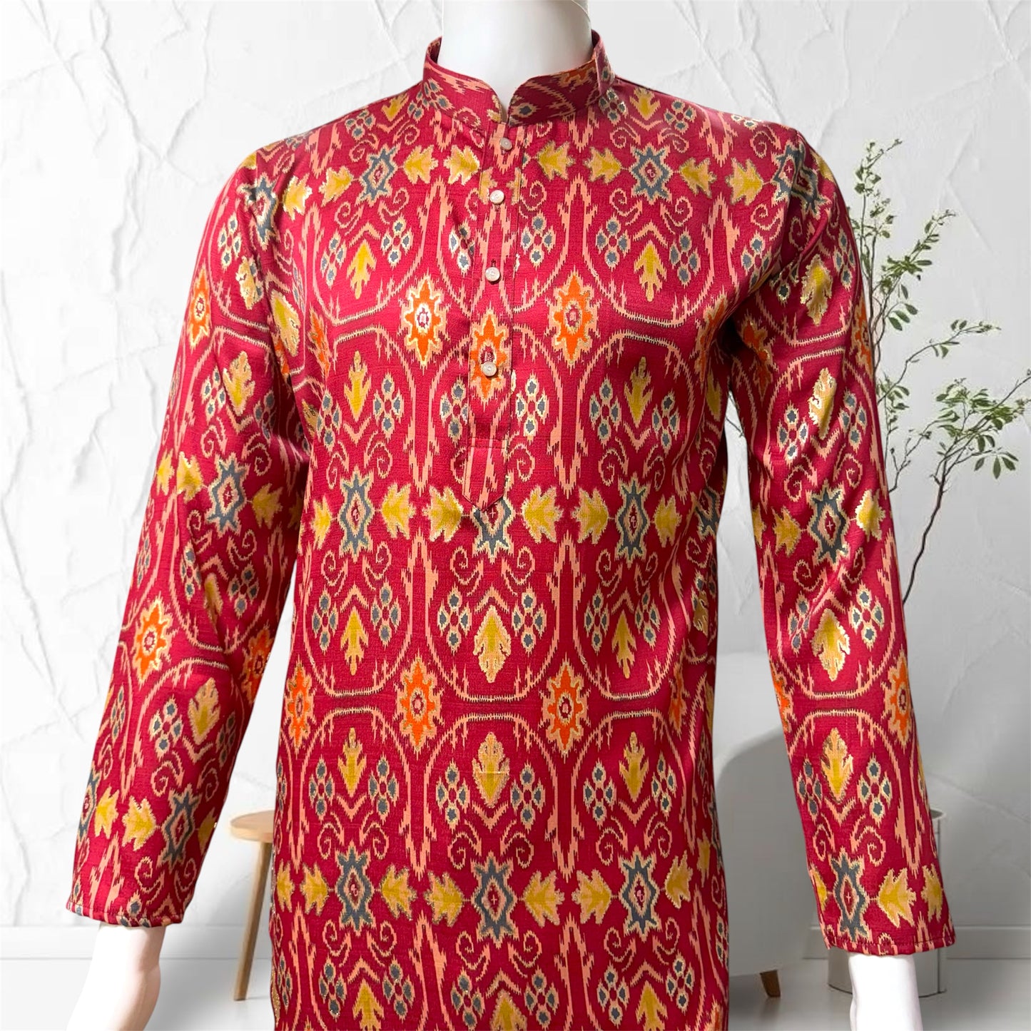 "Tavir" Digital Patola Printed Kurta.