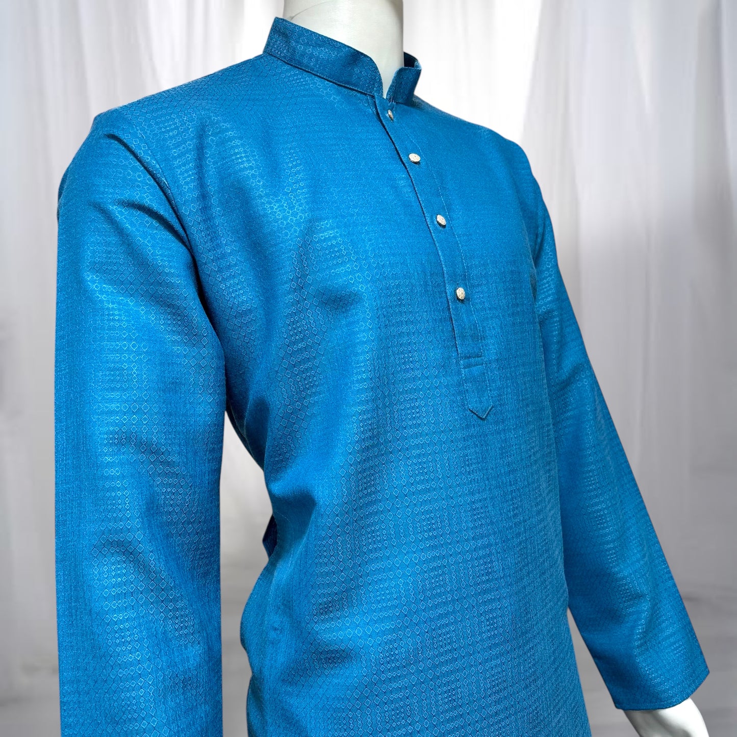"Rishi" Self weave fabric kurta.
