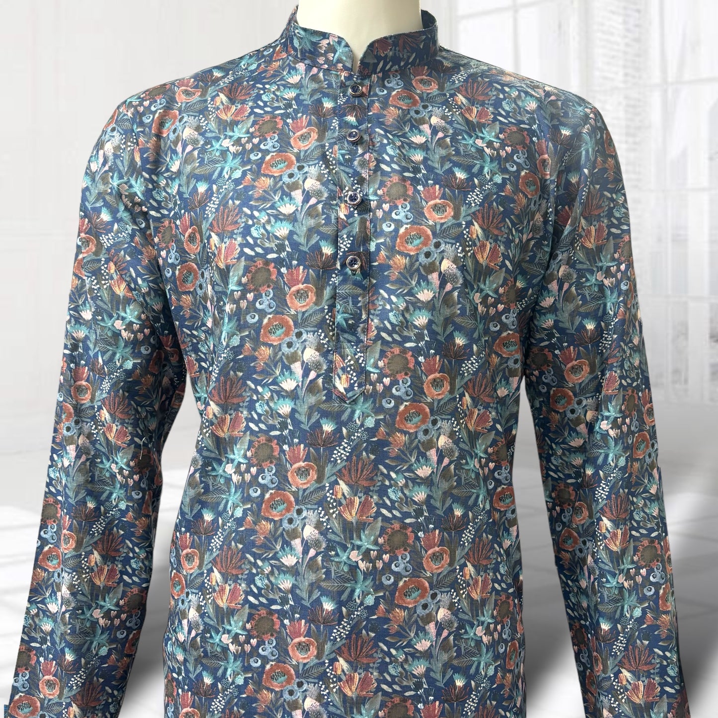 "Bhavik" Floral Printed Kurta