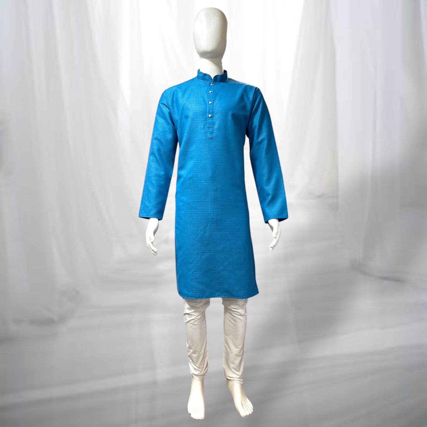 "Rishi" Self weave fabric kurta.