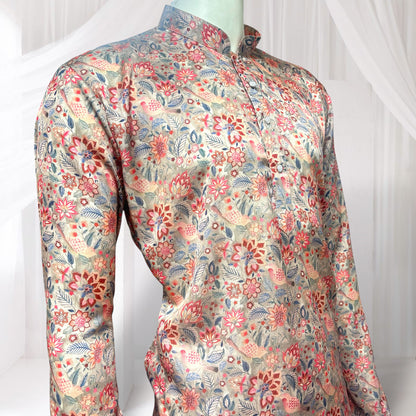 "Nihaar"  Premium cotton printed kurta.