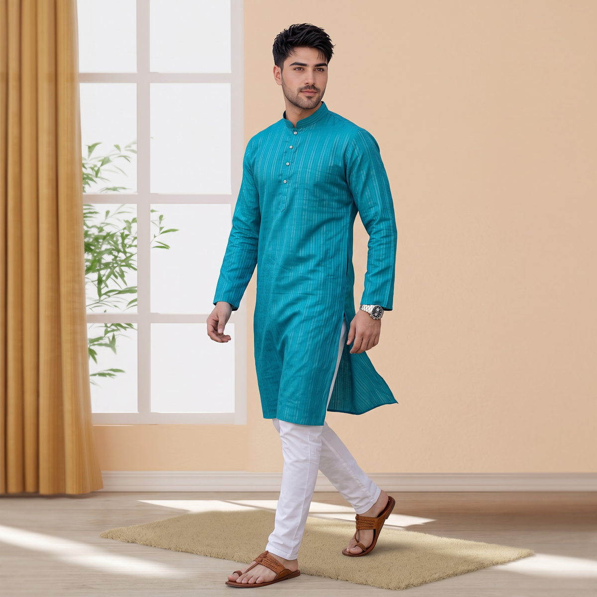 "Rudra" Premium digital printed kurta.