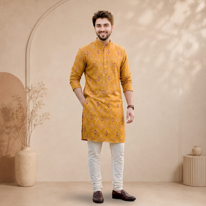 "Tavir" Digital Patola Printed Kurta.