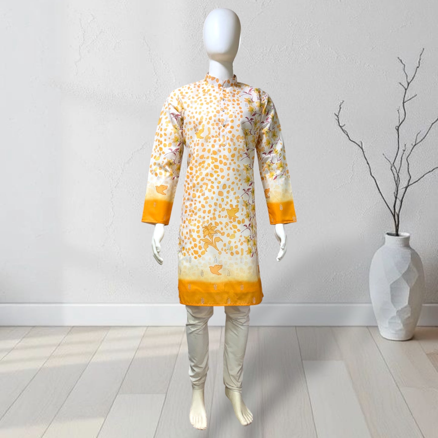 "Piyush" Premium digital printed kurta with lining.