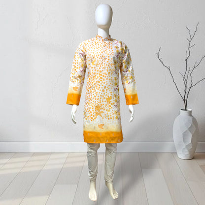 "Piyush" Premium digital printed kurta with lining.