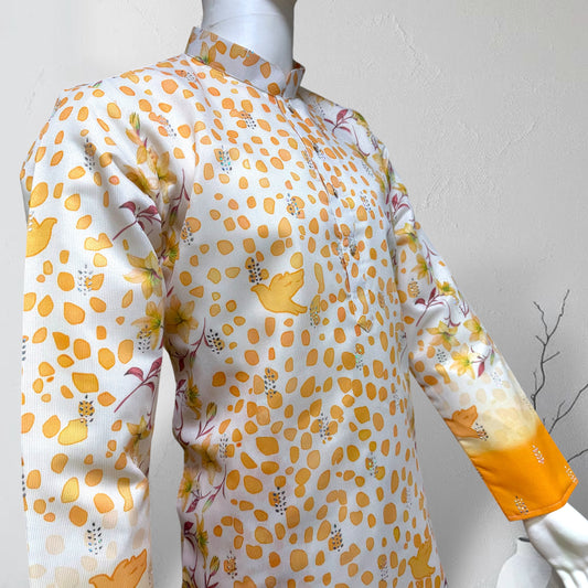 "Piyush" Premium digital printed kurta with lining.