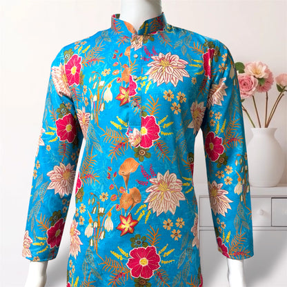 "Mishay" Digital and foil printed kurta.