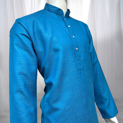 "Rishi" Self weave fabric kurta.