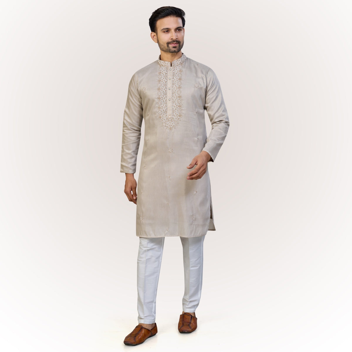 "Kanak" Premium hand embroidery kurta.