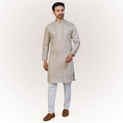 "Kanak" Premium hand embroidery kurta.