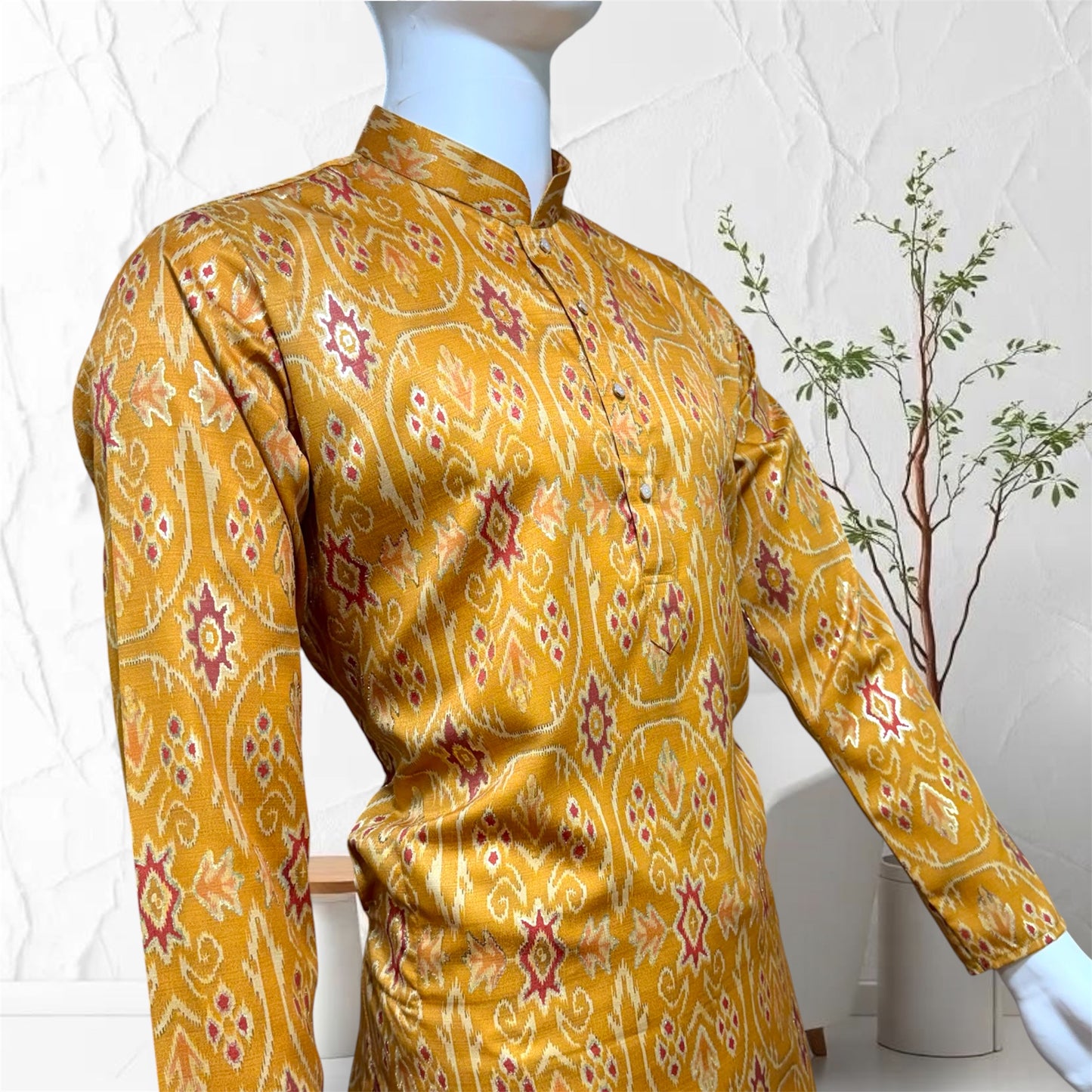 "Tavir" Digital Patola Printed Kurta.