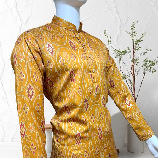 "Tavir" Digital Patola Printed Kurta.