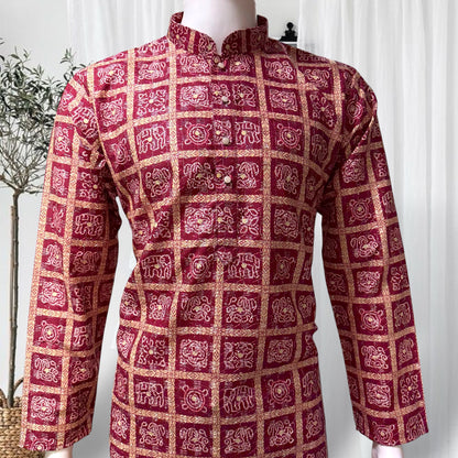 "Shlok" Bandhani Kurta.