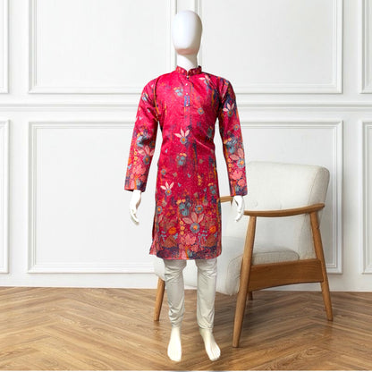 "Krishang" Premium digital printed kurta with lining.