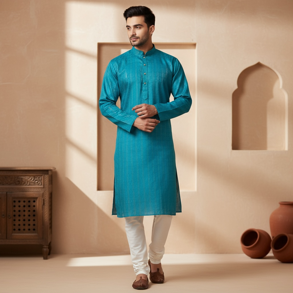 "Rudra" Premium digital printed kurta.