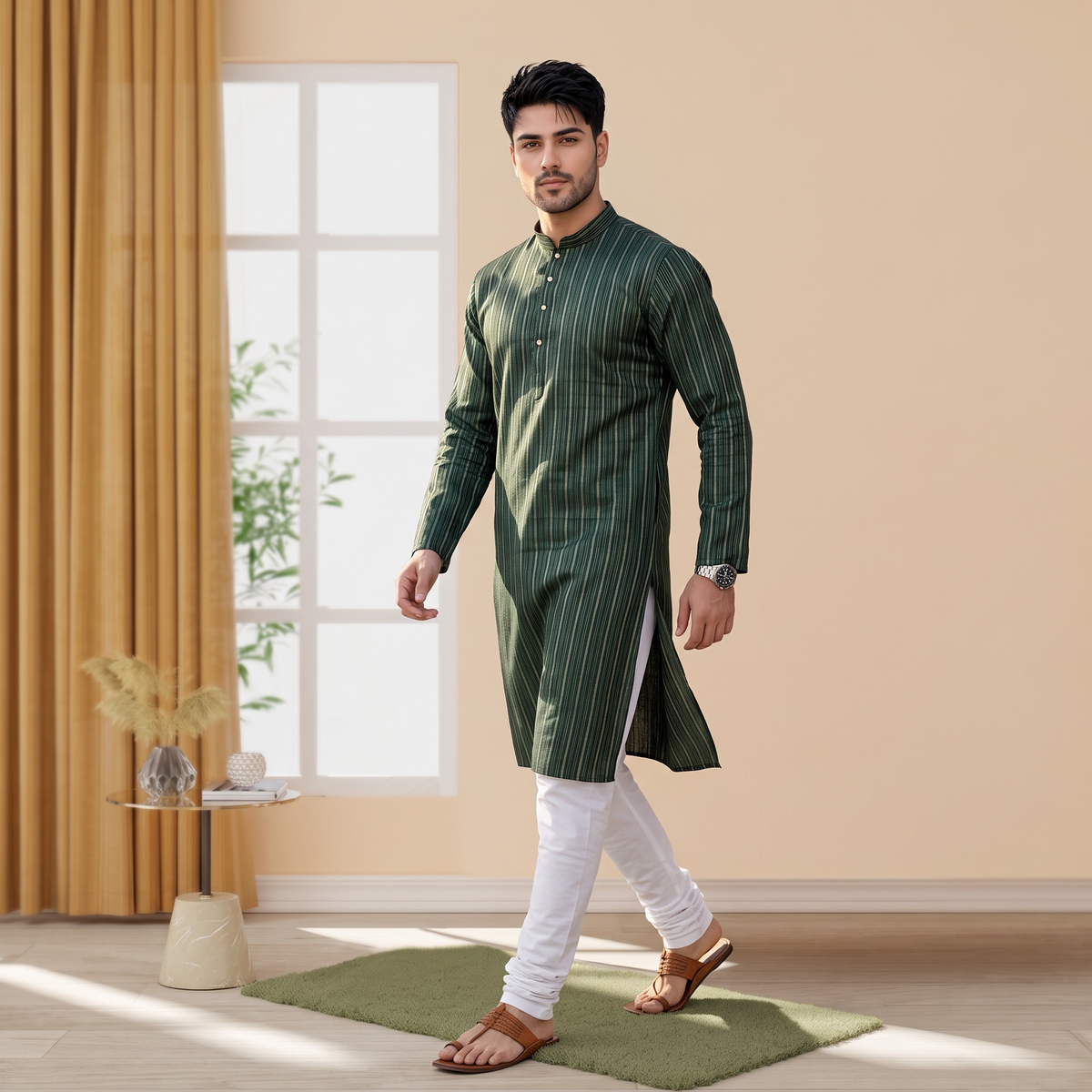 "Rudra" Premium digital printed kurta.