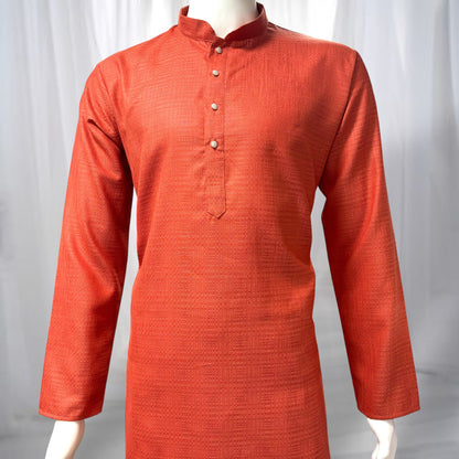 "Rishi" Self weave fabric kurta.