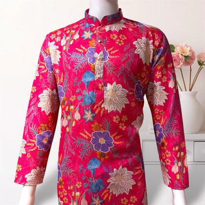 "Mishay" Digital and foil printed kurta.