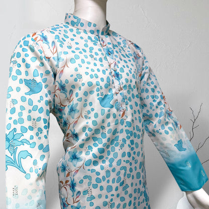 "Piyush" Premium digital printed kurta with lining.
