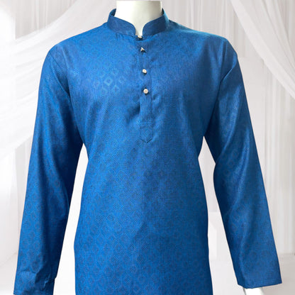 "Tarav" Self weave fabric kurta.