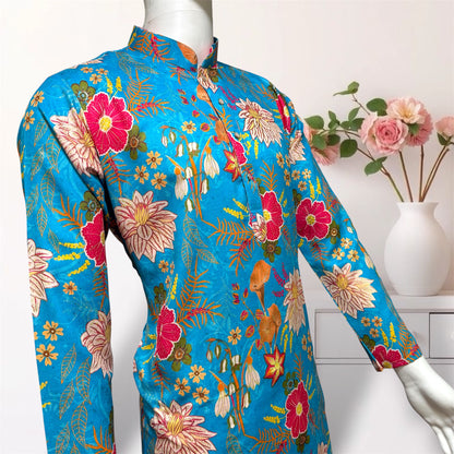 "Mishay" Digital and foil printed kurta.