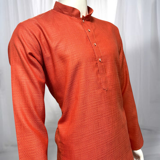 "Rishi" Self weave fabric kurta.