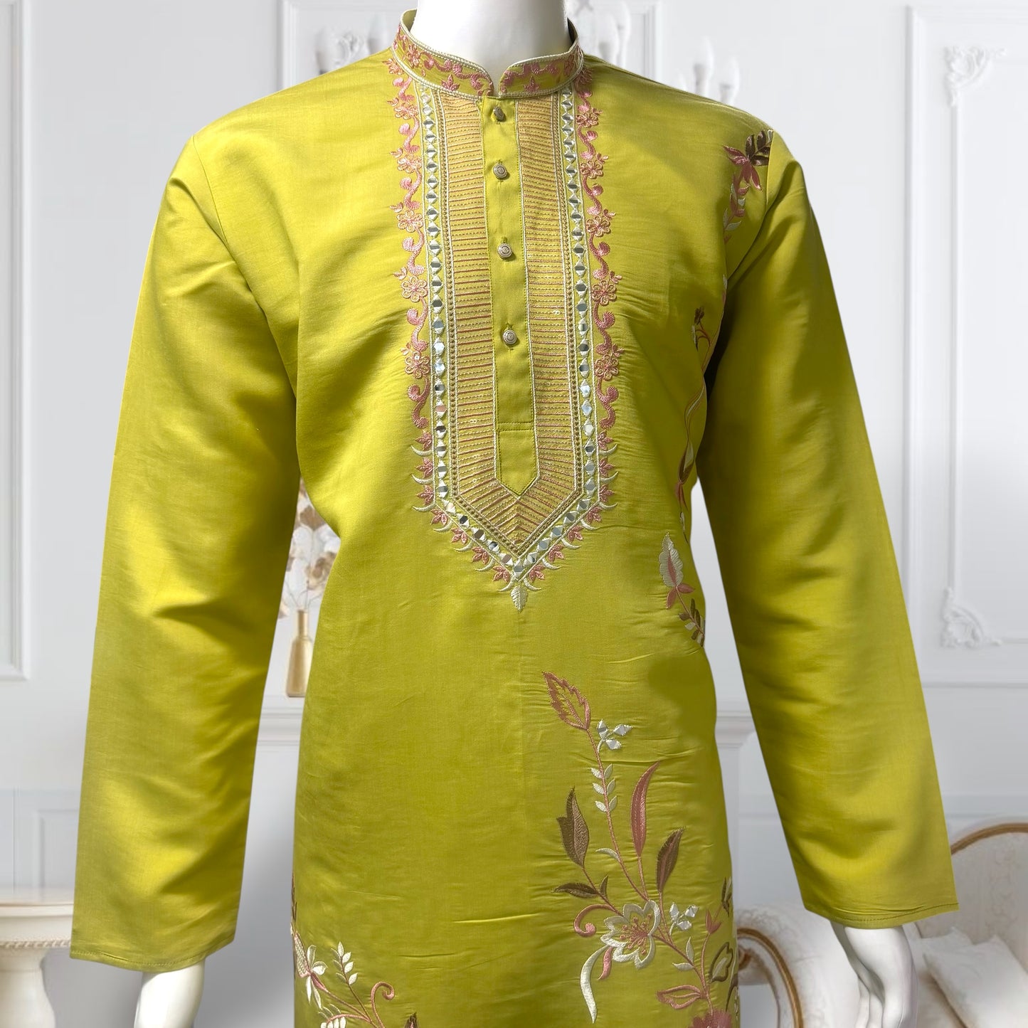 "Sanav" Premium embroidery kurta.