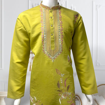 "Sanav" Premium embroidery kurta.