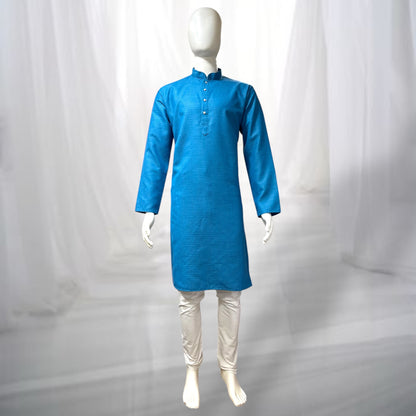 "Rishi" Self weave fabric kurta.