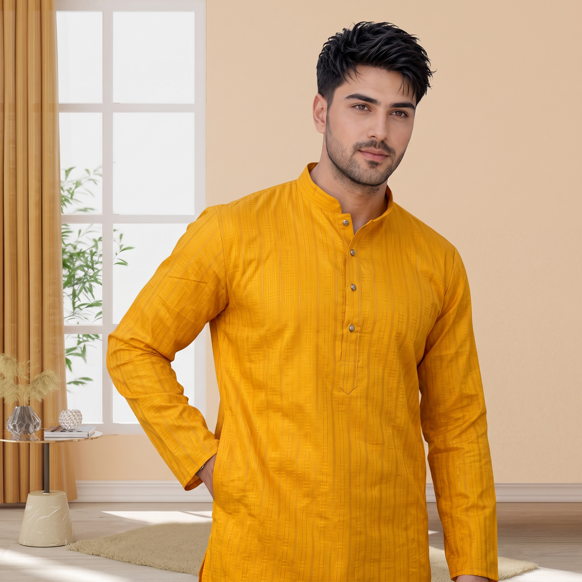 "Rudra" Premium digital printed kurta.