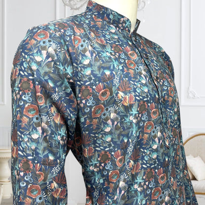 "Bhavik" Floral Printed Kurta