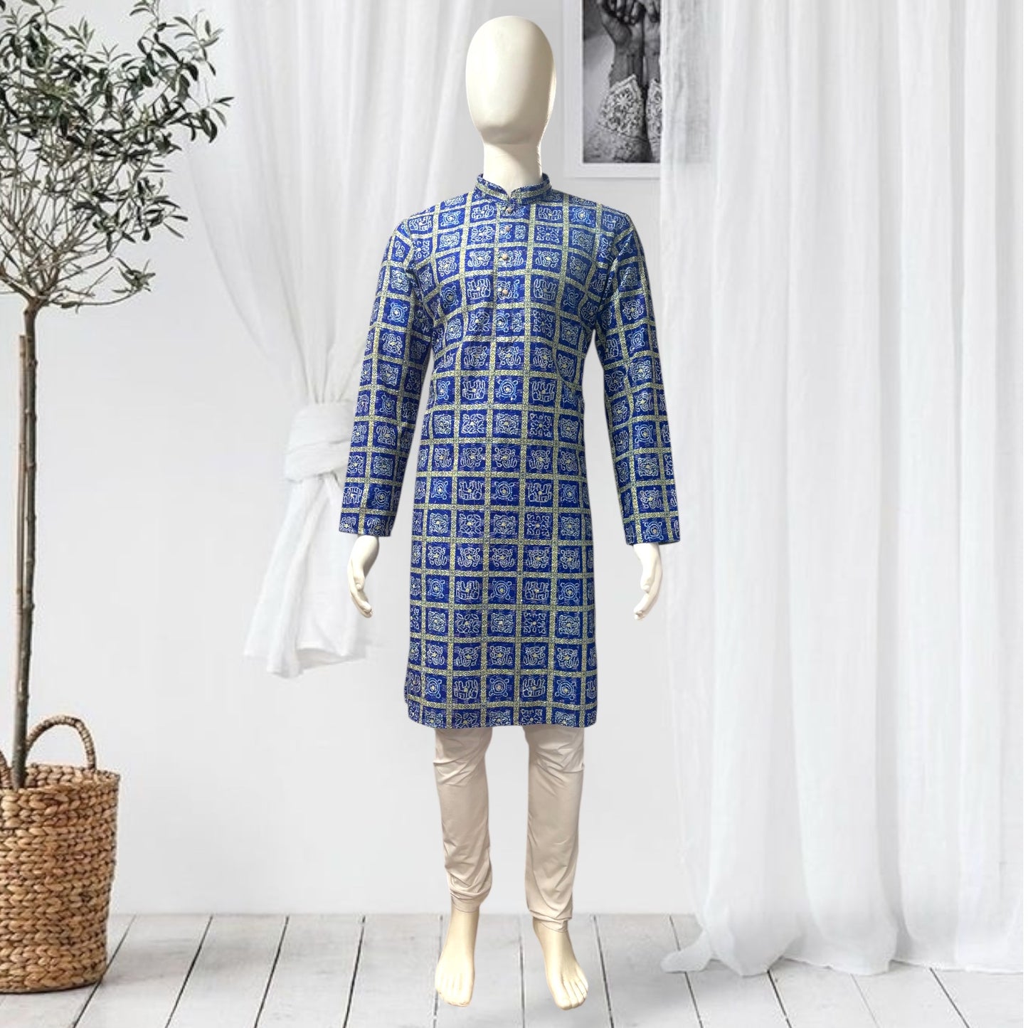 "Shlok" Bandhani Kurta.