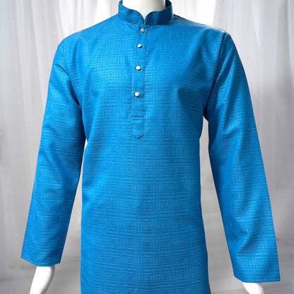"Rishi" Self weave fabric kurta.