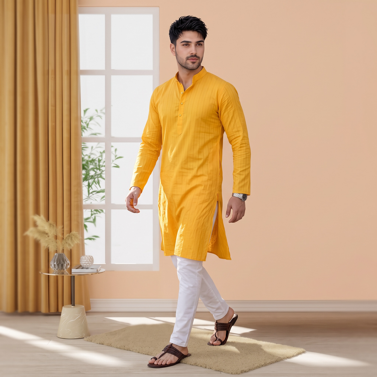 "Rudra" Premium digital printed kurta.