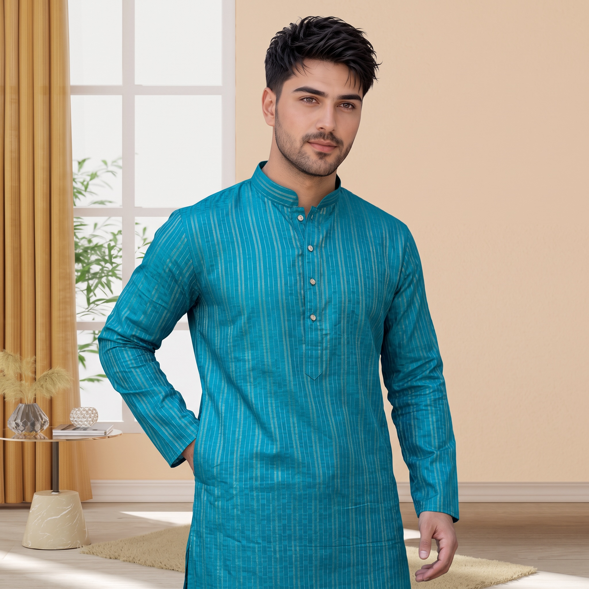 "Rudra" Premium digital printed kurta.