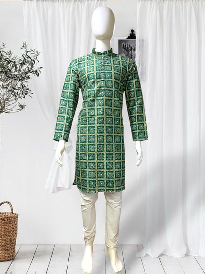 "Shlok" Bandhani Kurta.