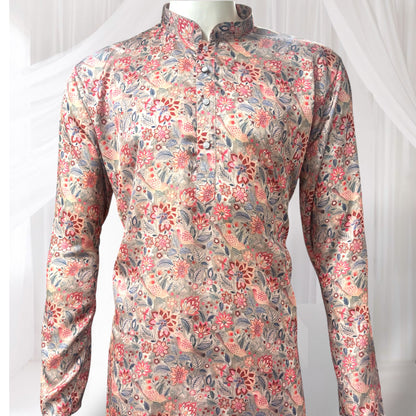 "Nihaar"  Premium cotton printed kurta.