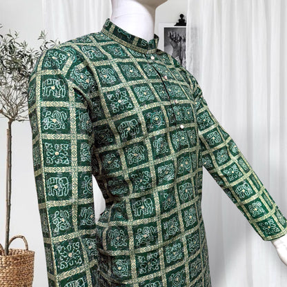 "Shlok" Bandhani Kurta.