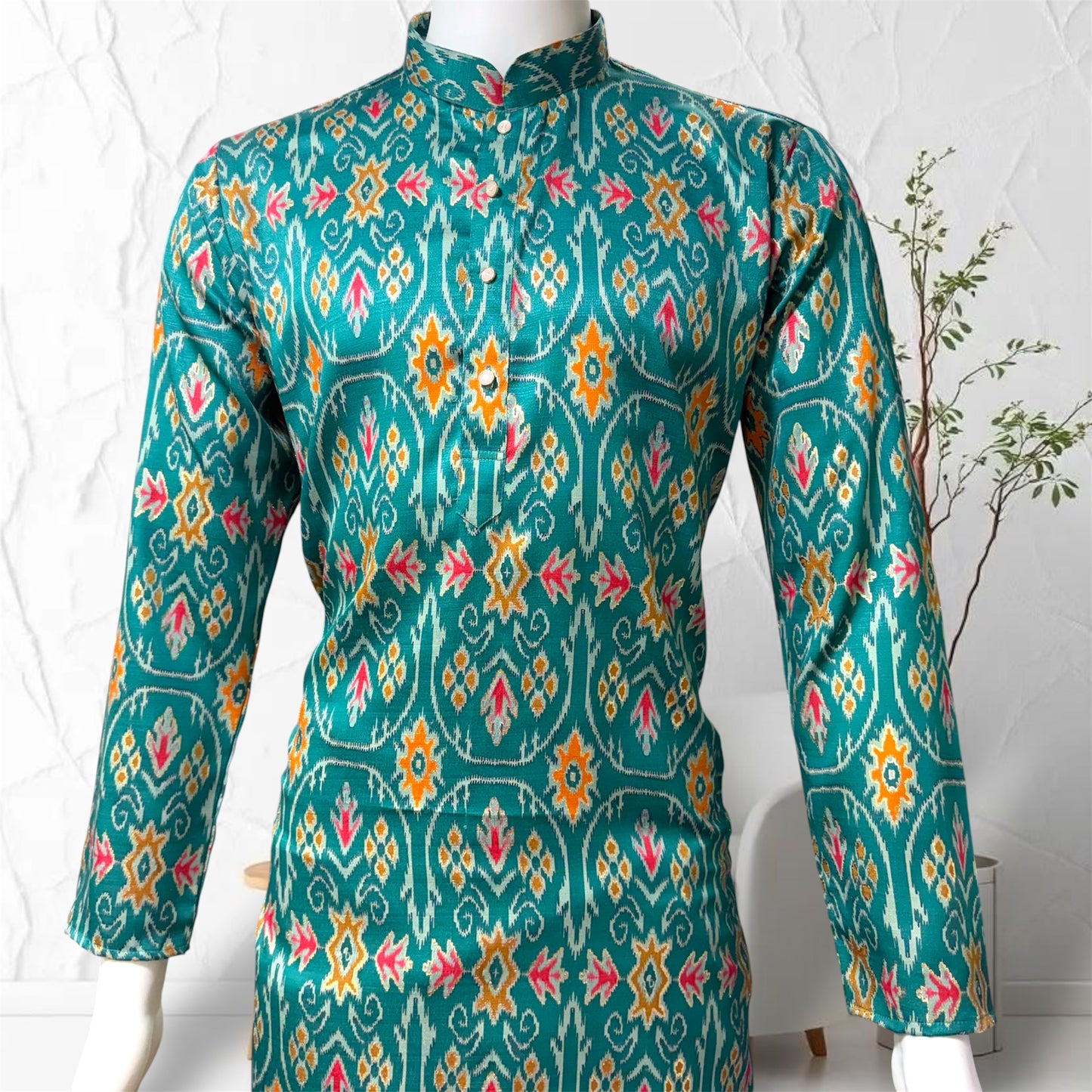 "Tavir" Digital Patola Printed Kurta.
