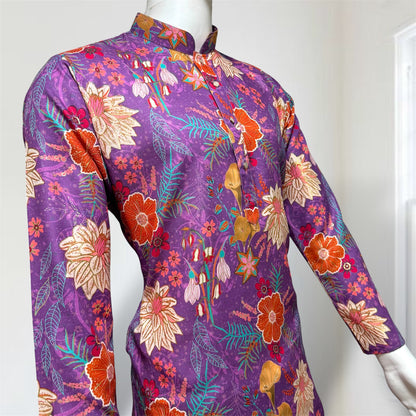 "Mishay" Digital and foil printed kurta.