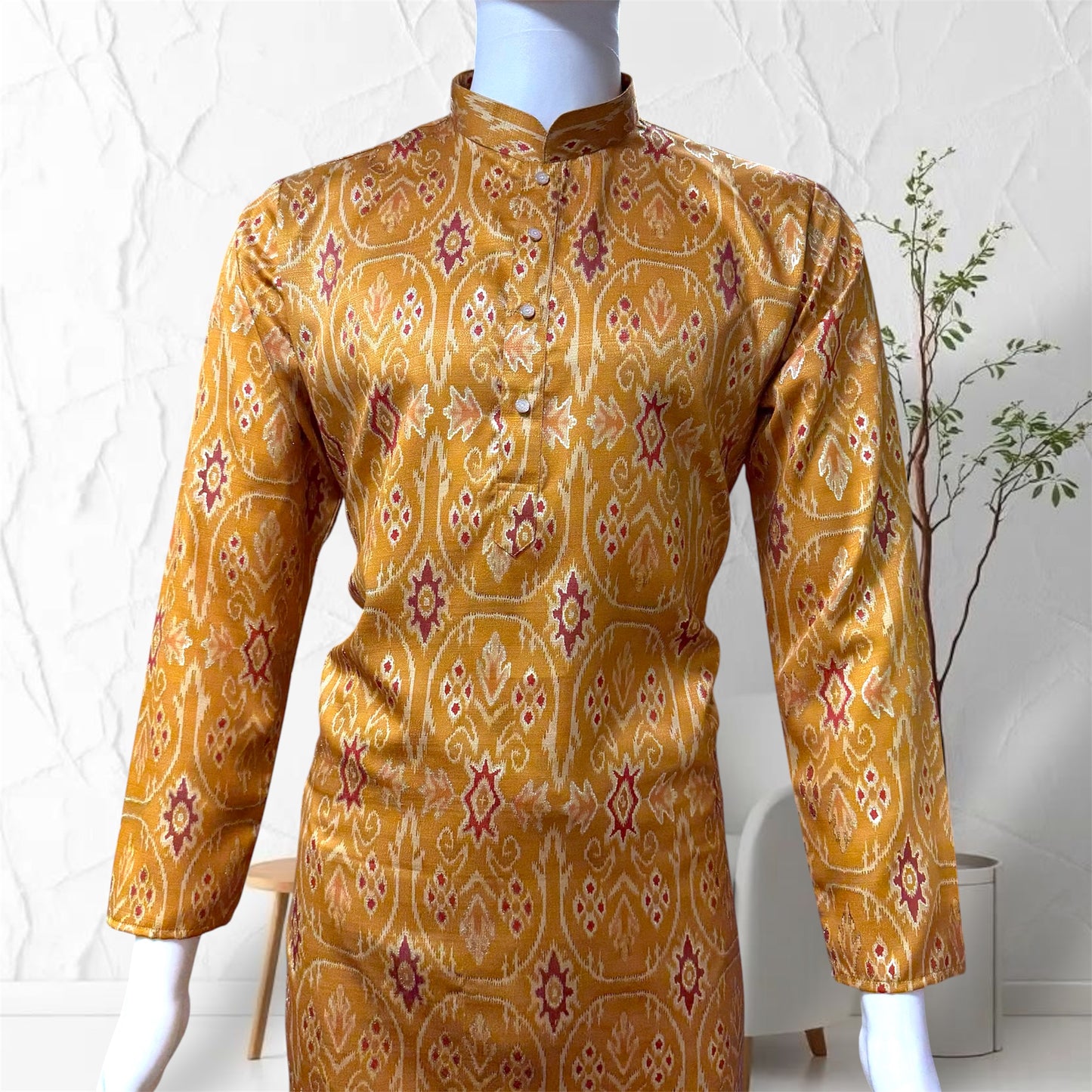 "Tavir" Digital Patola Printed Kurta.