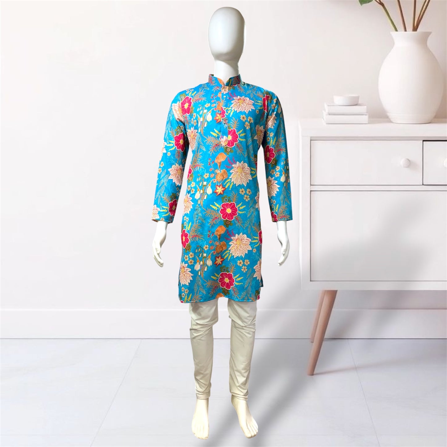 "Mishay" Digital and foil printed kurta.