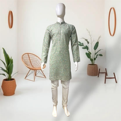 "Aviraj" Premium thread and sequins work kurta and lining.