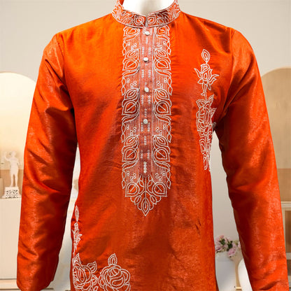 "Dhiaan" Premium embroidered kurta with lining.