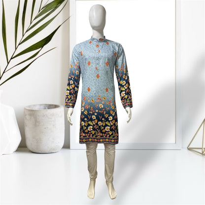 "Vishal" Premium shaded kurta with thread embroidery.