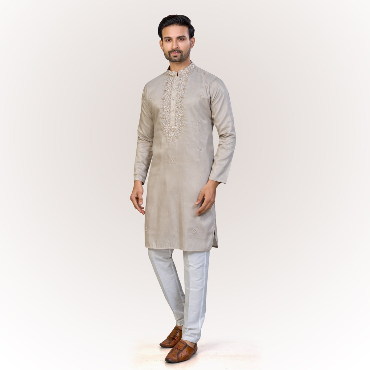 "Kanak" Premium hand embroidery kurta.