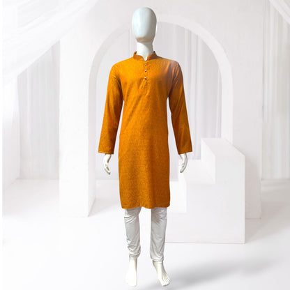 "Tarav" Self weave fabric kurta.