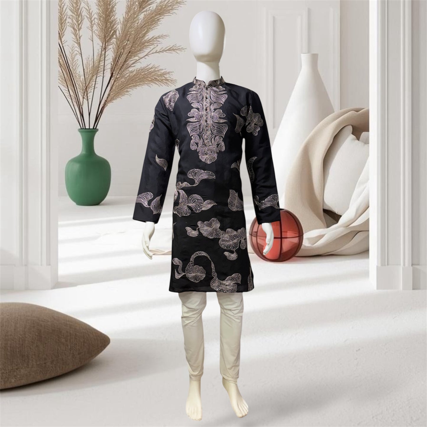 "Nirved" Premium embroidery kurta.