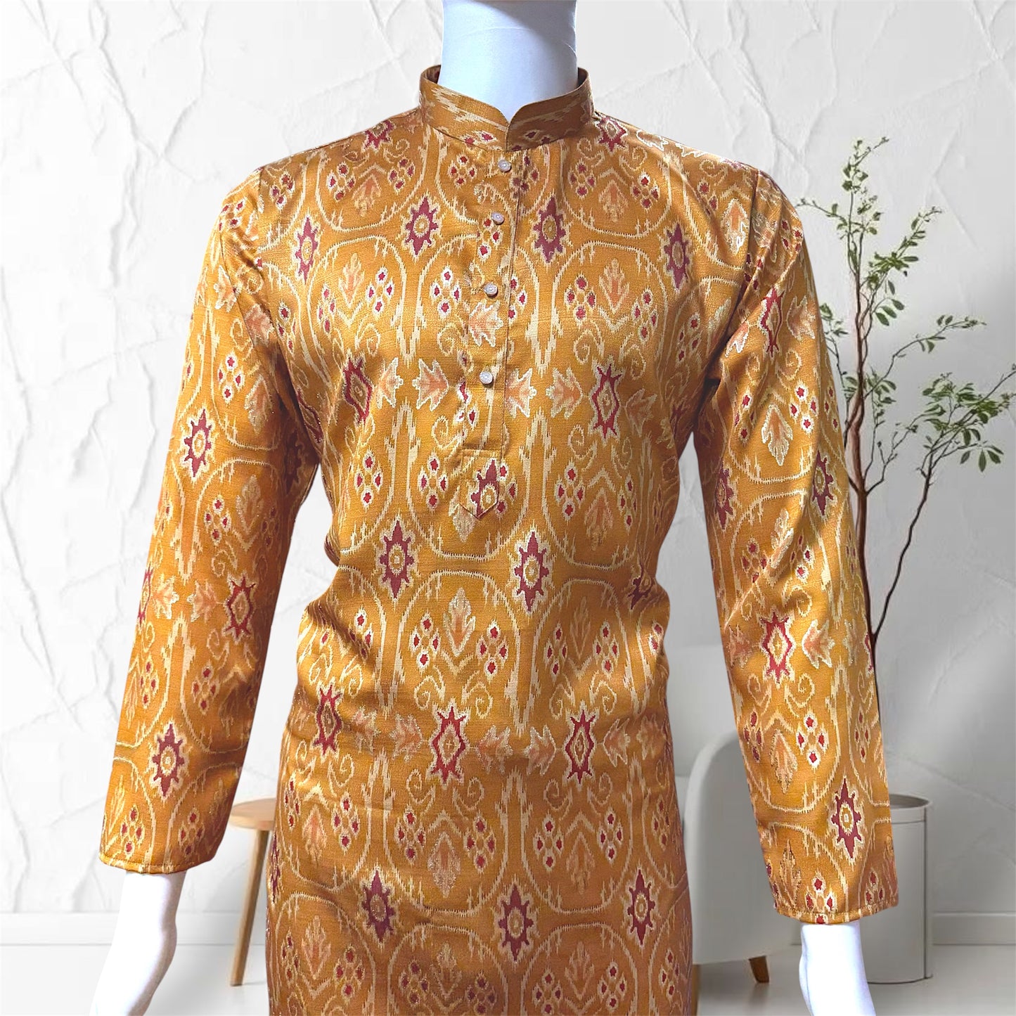 "Tavir" Digital Patola Printed Kurta.